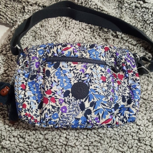 kipling floral bag